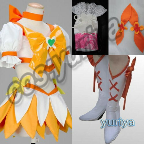 楽天市場】ハートキャッチプリキュア キュアサンシャイン風☆コスプレ