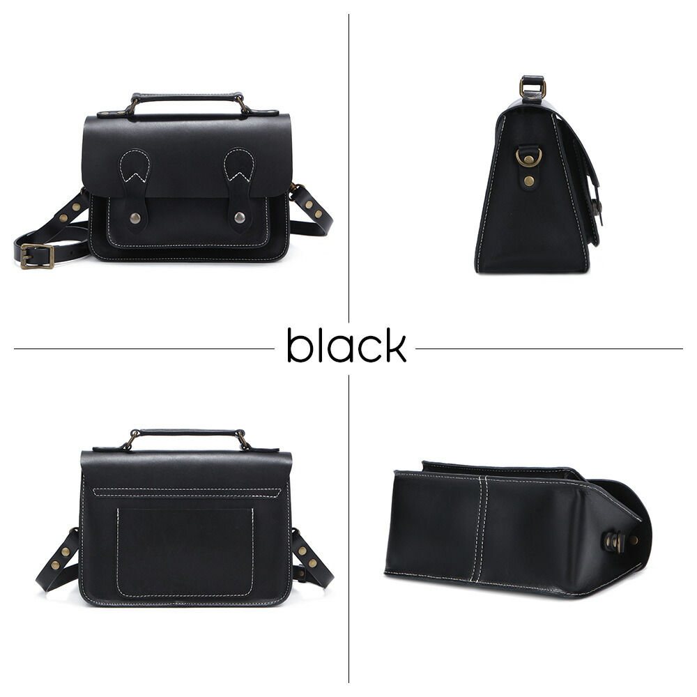 楽天市場】サッチェルバッグ ショルダーバッグ 本革 ヌメ革 2way