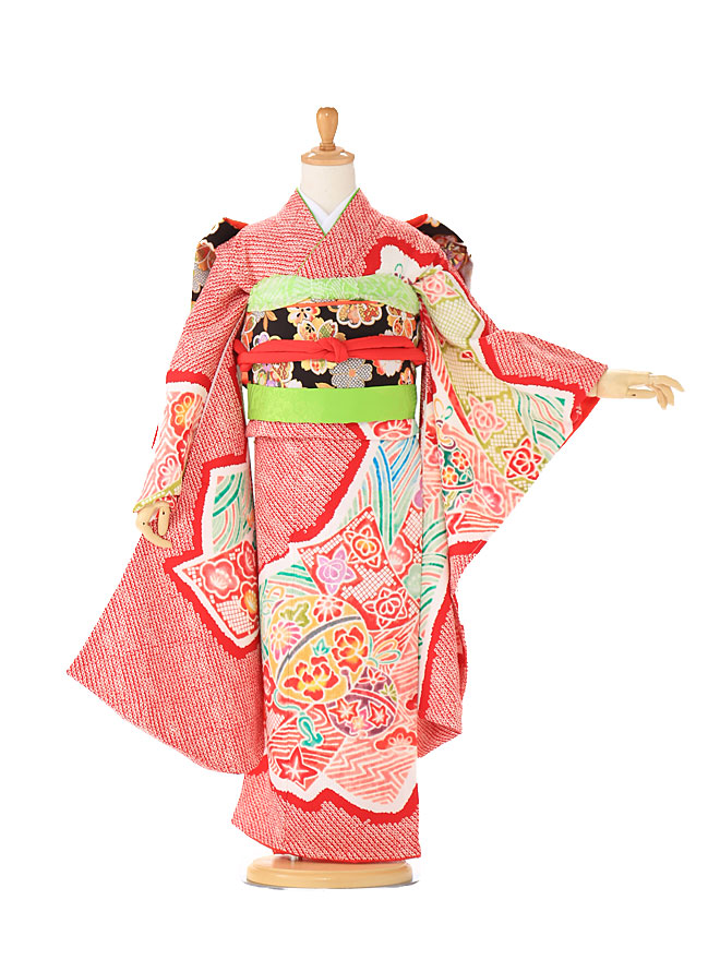 楽天市場】古典柄 七五三 7歳 正絹 レンタル 七五三 7歳 着物 レンタル