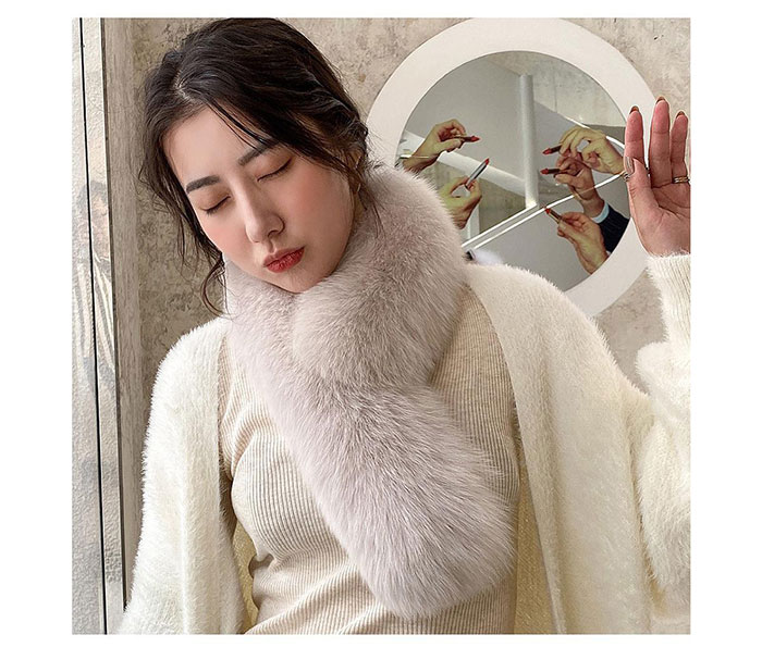 楽天市場】リアルファーマフラー リアルフォックスファーマフラ フード