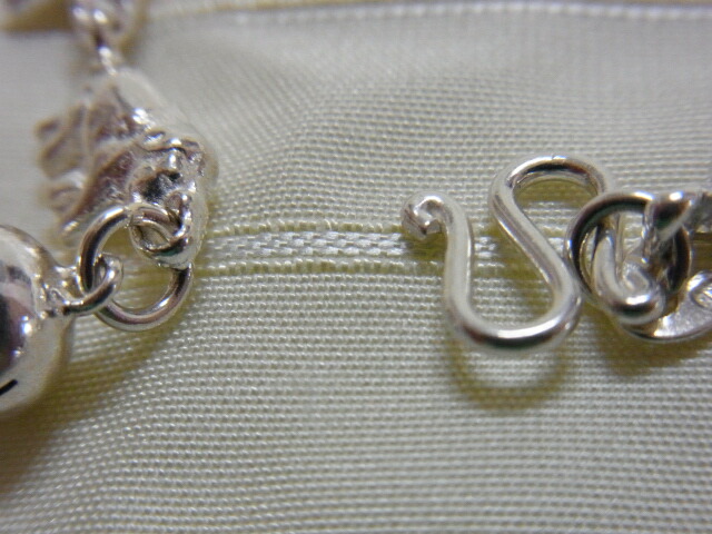 楽天市場】シルバー エレファント モチーフ リンク ブレスレット