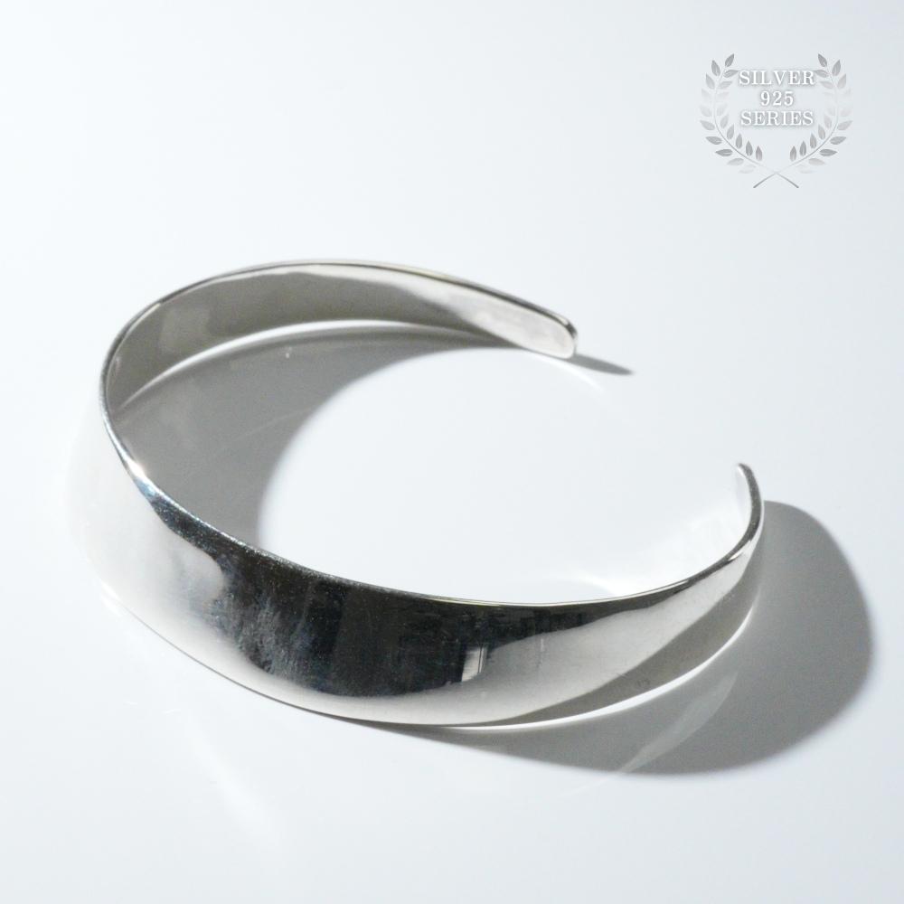 楽天市場】メンズ バングル シルバー ブレスレット 925 シンプル 銀