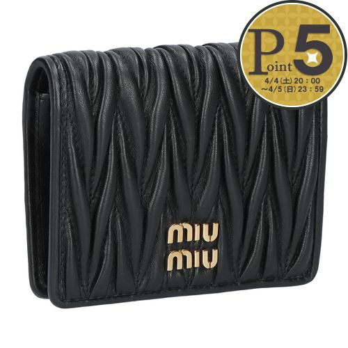 楽天市場】miumiu マテラッセ ブラック（財布・ケース｜バッグ・小物