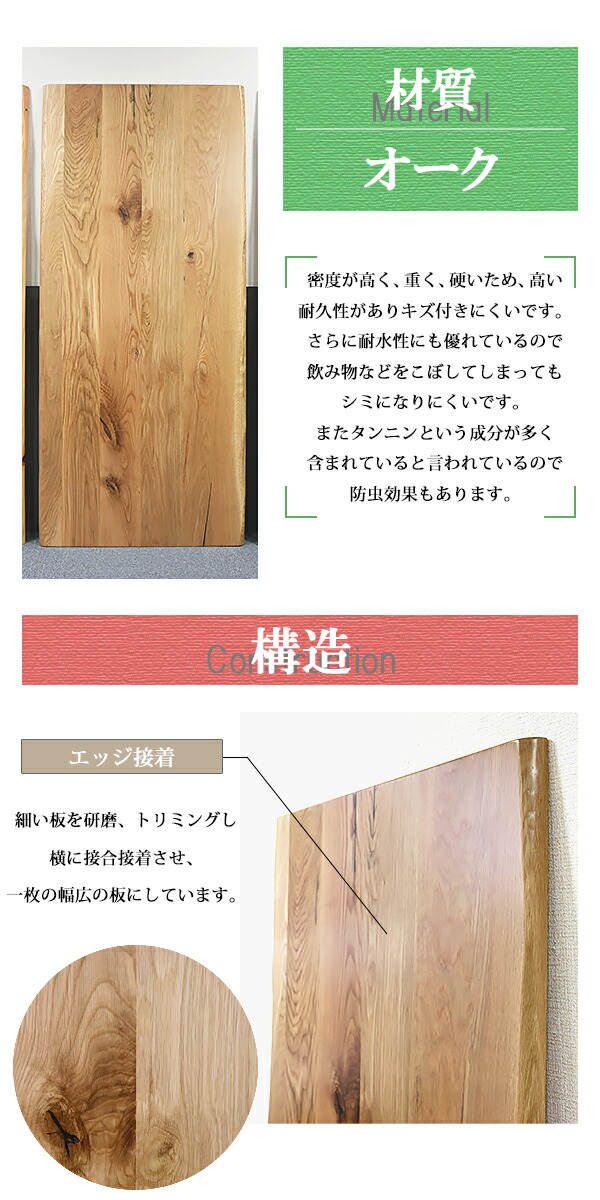 楽天市場】送料無料 天板 デスク テーブル 天板のみ オーク材 W1600