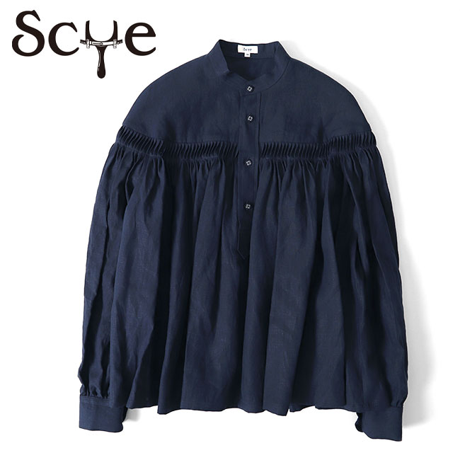楽天市場】Scye サイ リネン ピンタックブラウス1220-31038 1221-31005