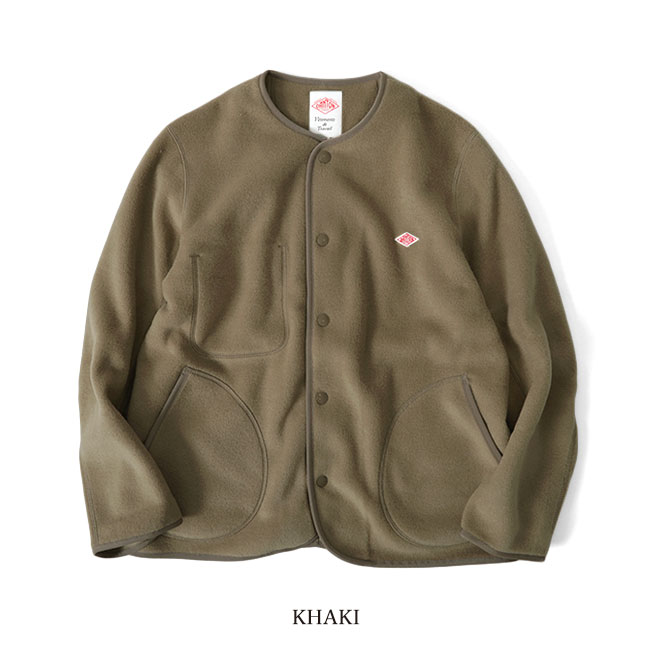 楽天市場】DANTON ダントン フリース ノーカラー ジャケット