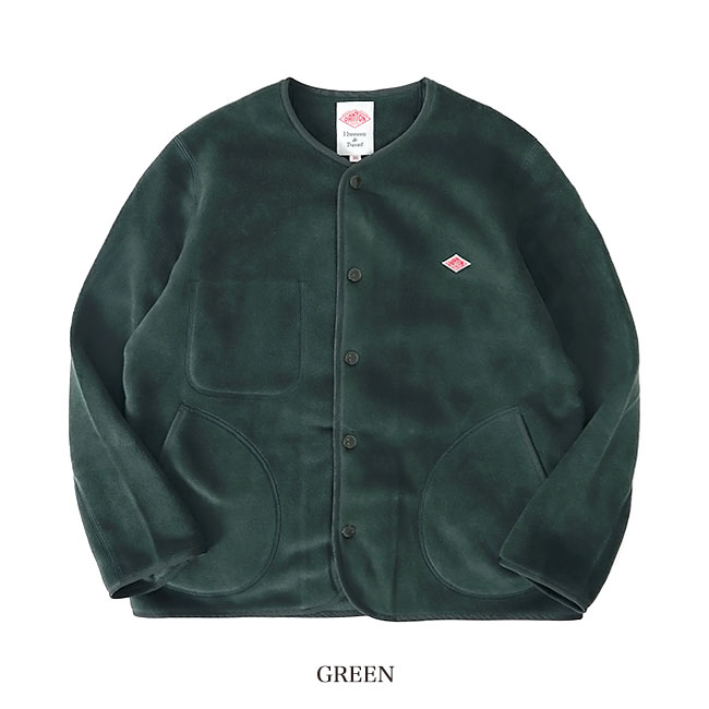 楽天市場】DANTON ダントン フリース ノーカラー ジャケット