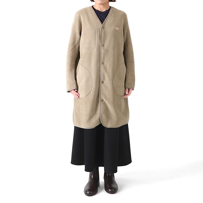 楽天市場】DANTON ダントン フリース ロングカーディガン JD-8992