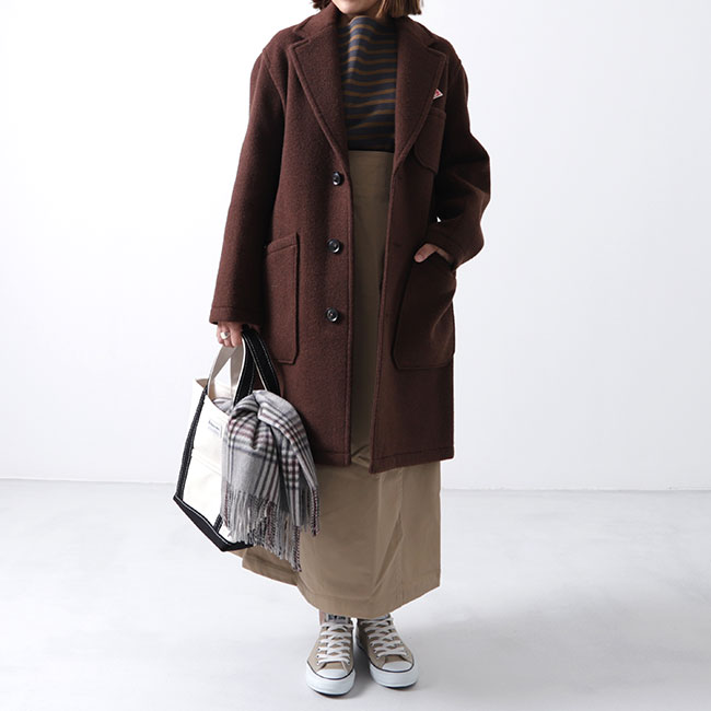 楽天市場】DANTON ダントン オーバーサイズ ウールモッサ チェスター