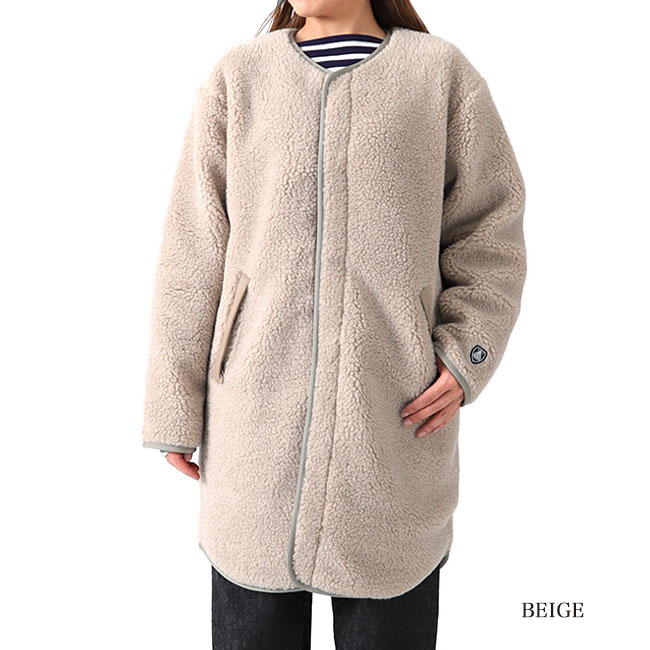 楽天市場】ORCIVAL オーシバル ノーカラー ウール ボアコート RC-8083