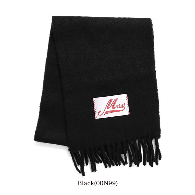 楽天市場】[TIME SALE] MARNI マルニ アルパカ ラベルロゴ マフラー
