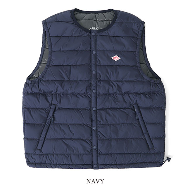 楽天市場】DANTON ダントン クルーネック キルティング インナーダウン