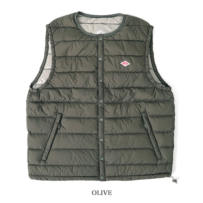 楽天市場】DANTON ダントン クルーネック キルディング インナーダウン