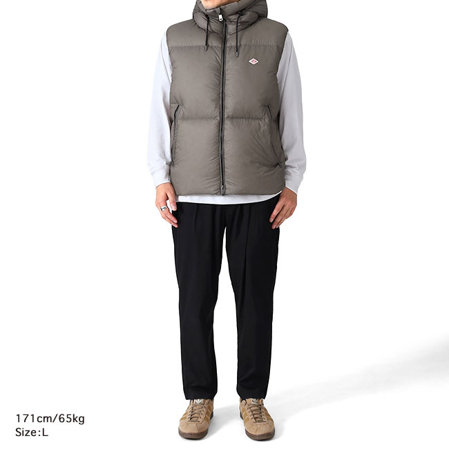 楽天市場】DANTON ダントン フード付き ダウンベスト DT-A0536 MCR