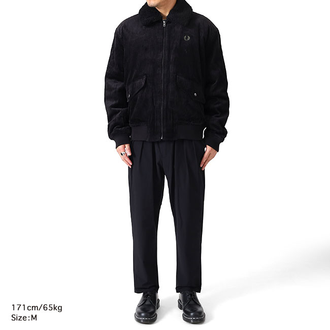 楽天市場】Fred Perry フレッドペリー 襟ボア コーデュロイ ボンバー