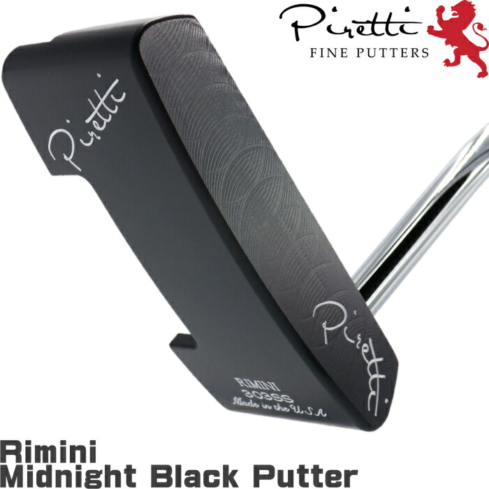 楽天市場】Piretti ピレッティ リミニ ミッドナイトブラック パター