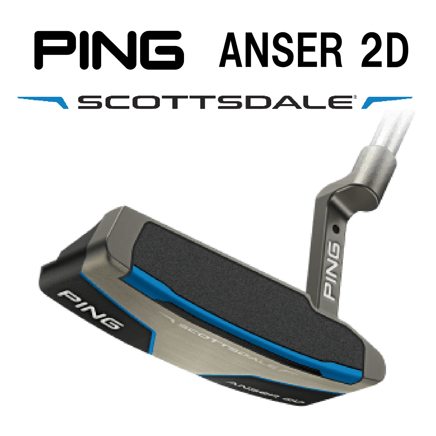 楽天市場】【即納】 2025 PING PUTTER SCOTTTSDALE ANSER 2D スコッツ