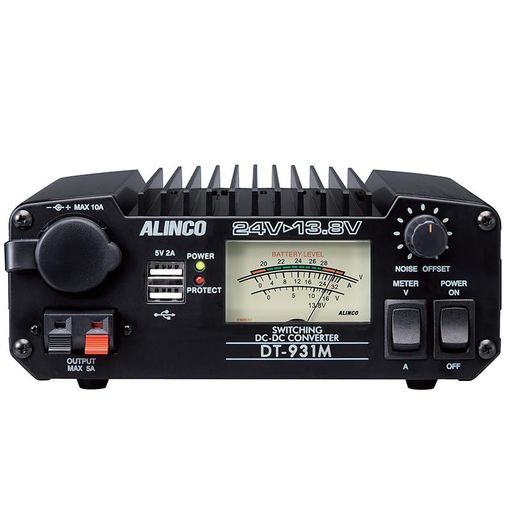 ALINCO DC/DCコンバーター24v→13.8v 22AALINCO DT-831D DC-DC