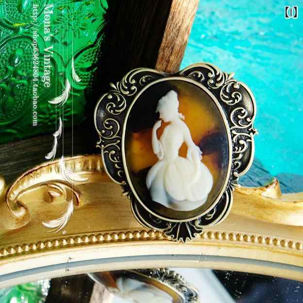 楽天市場】ブローチ ピン おしゃれ 天使 カメオ 中世 レディース