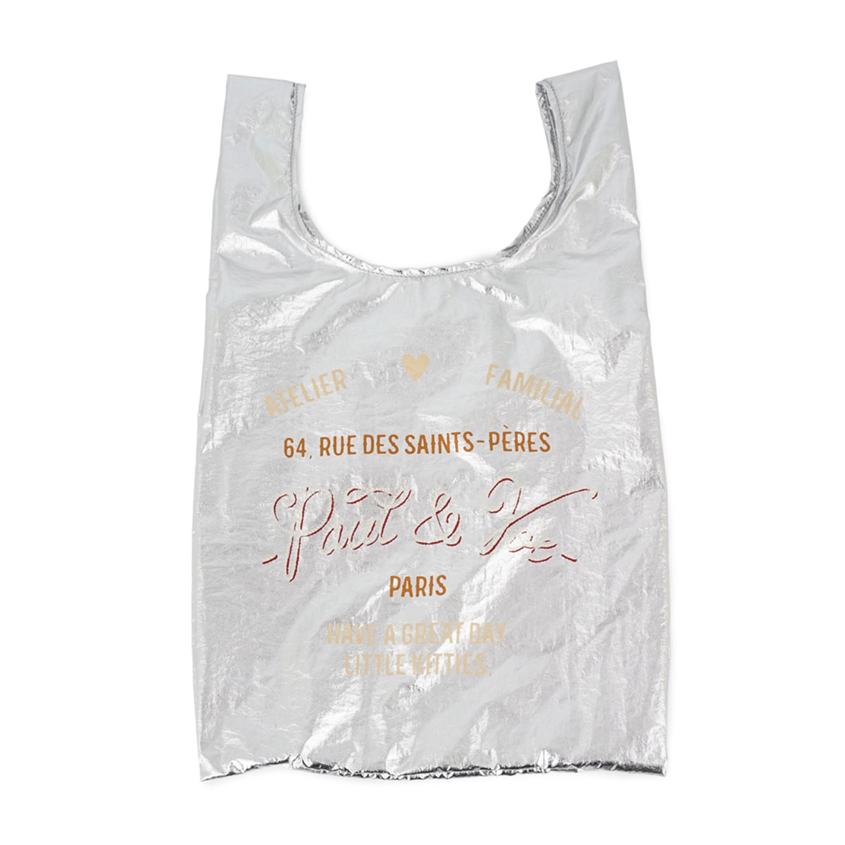 楽天市場】ポール ＆ ジョー アクセソワ エコバッグ / メタリック・S