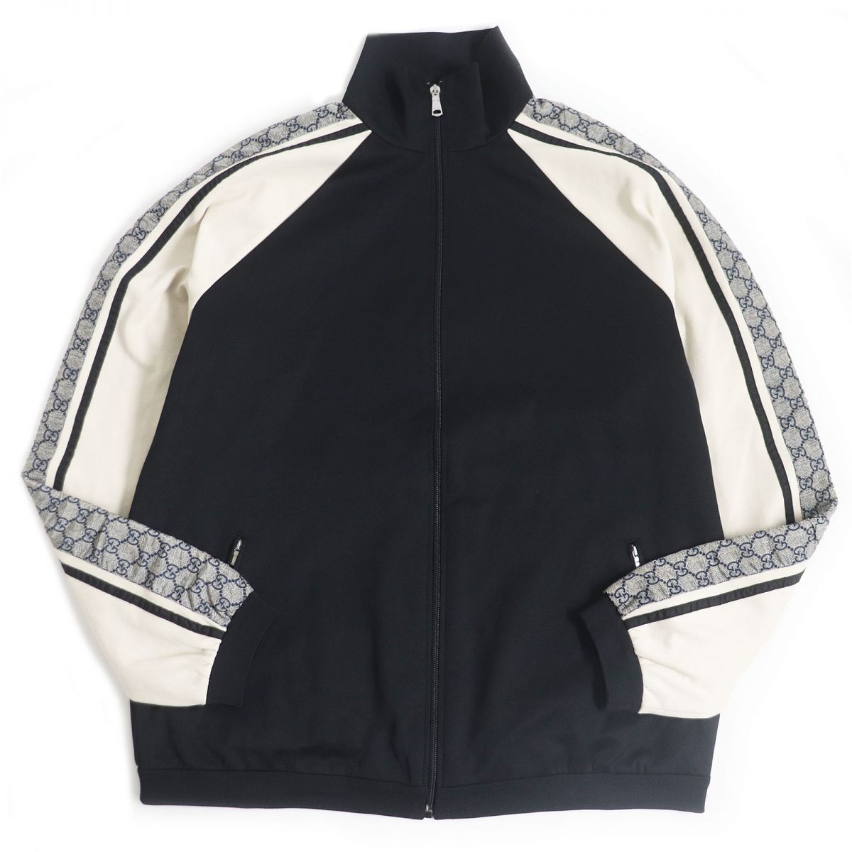 楽天市場】極美品□19SS GUCCI/グッチ 545601 サイドライン GG柄 ZIPUP