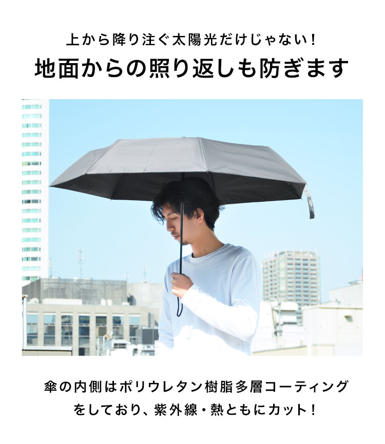 楽天市場】日傘 自動開閉 完全遮光 折りたたみ傘 メンズ wpc IZA