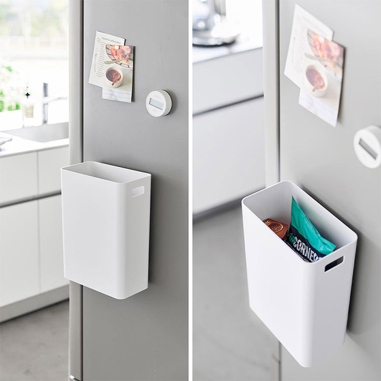 楽天市場】山崎実業 ゴミ箱 壁掛け マグネットトラッシュカン 7L