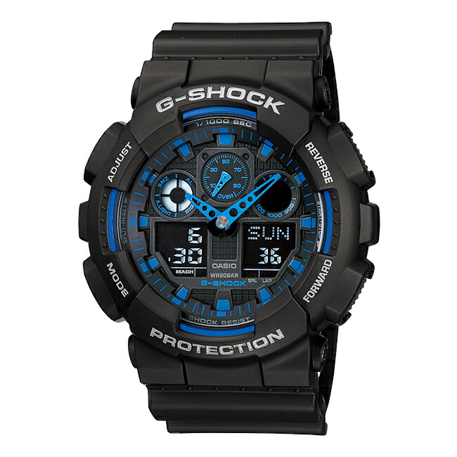 楽天市場】【10年保証】CASIO G-SHOCK カシオ Gショック GA-100-1A2