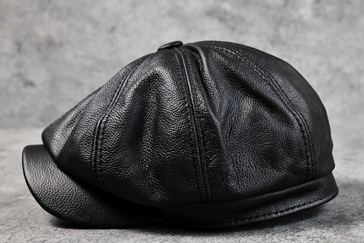 レザーキャスケット 本革 M〜L 訳あり c014 レザー キャスケット