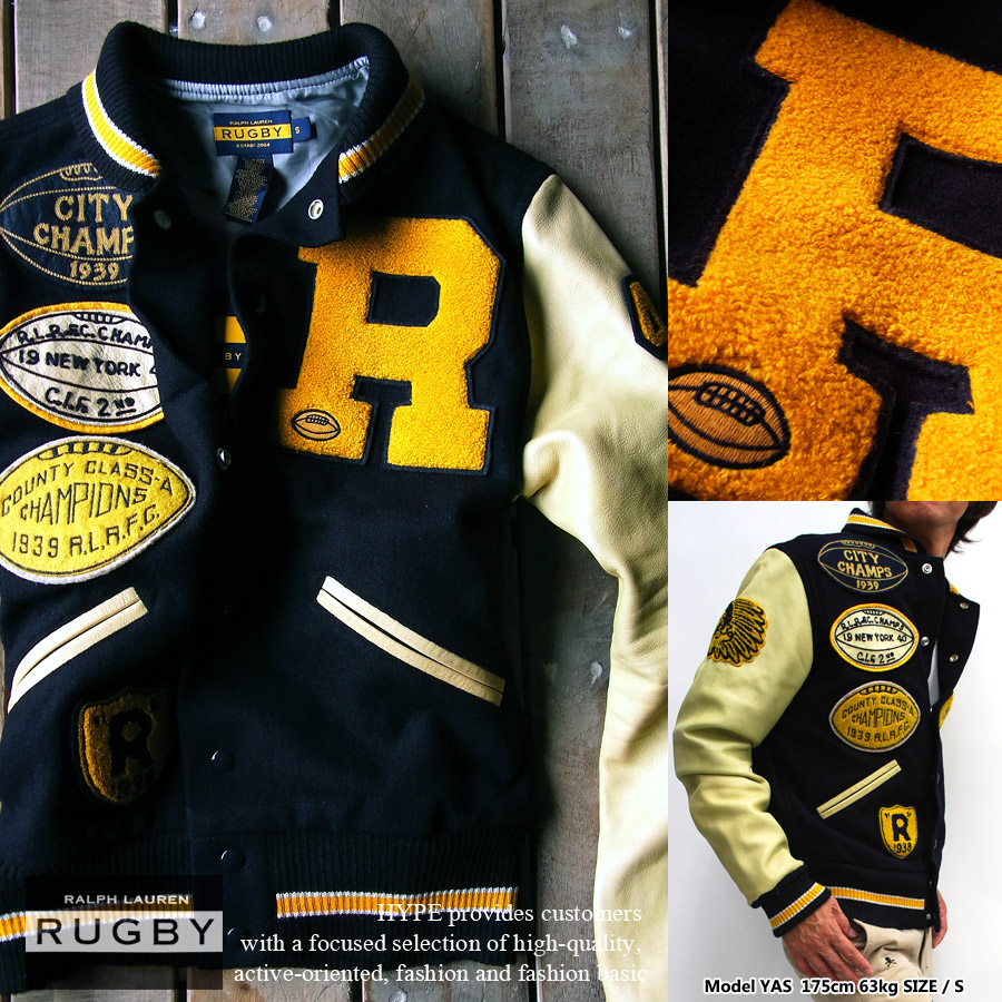 楽天市場】ラグビー RUGBY スタジャン 正規品 メンズ スタジアム