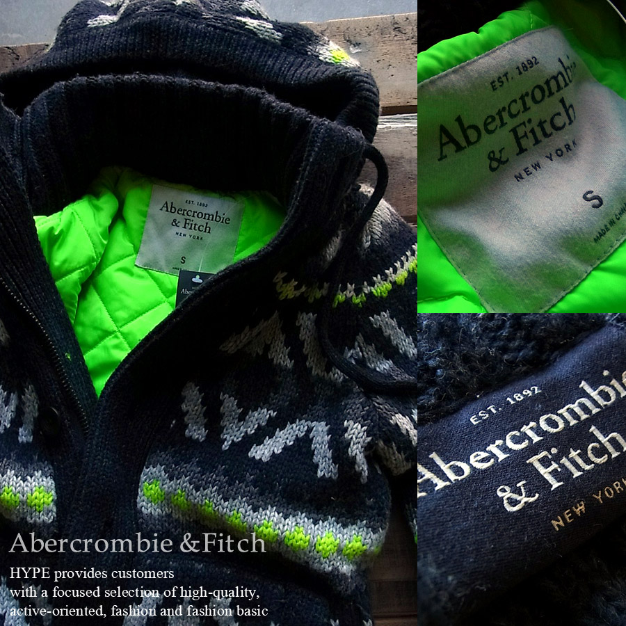 楽天市場】アバクロ ニットジャケット メンズ カウチンセーター