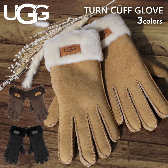 楽天市場】5%OFFクーポン配布中！UGG アグ W TURN CUFF GLOVE ターン