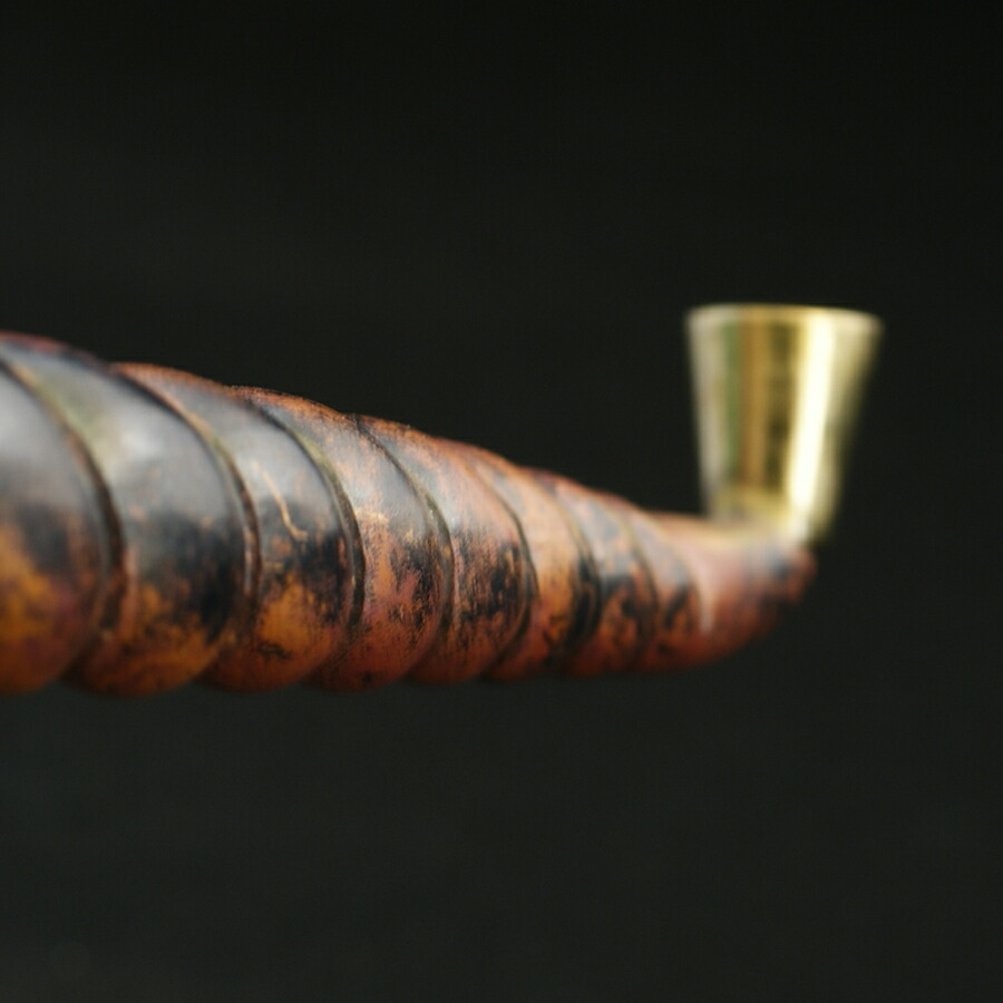 楽天市場】煙管 銅 剥がれ仕上げ 手綱型 きせる キセル 喫煙パイプ