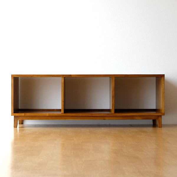 楽天市場】チーク無垢材 テレビ台 木製 総無垢材 ローボード テレビ