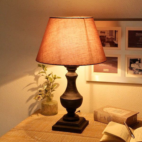 楽天市場】テーブルランプ おしゃれ ウッド 天然木 クラシック