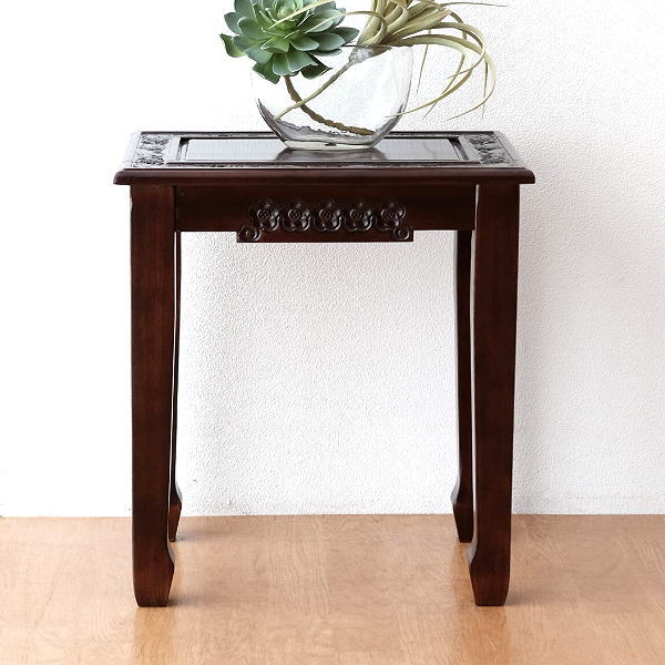 楽天市場】花台 アンティーク調 玄関 花瓶台 室内 ベッド ソファ