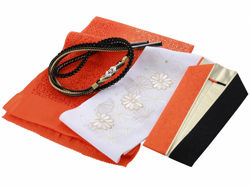 楽天市場】振袖用 正絹 帯揚げ・帯締め・重ね衿・半衿 4点セット