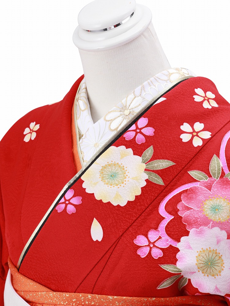 楽天市場】振袖用 正絹 帯揚げ・帯締め・重ね衿・半衿 4点セット