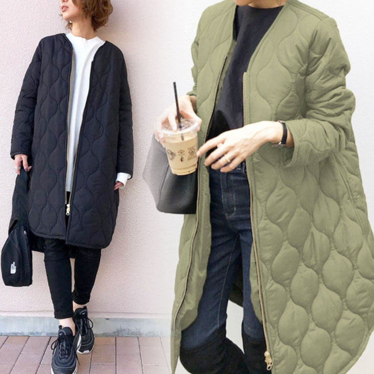 楽天市場】ダウン コート キルティング コート レディース ダウン