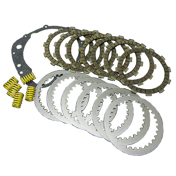 楽天市場】ゼファー400(χ) 2001-2009年式対応 クラッチ板 19点完全フル