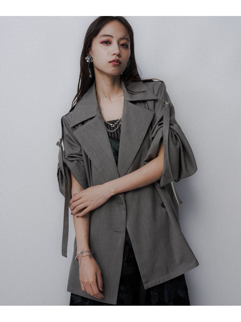 楽天市場】【SALE／50%OFF】ソデ2WAYトレンチジャケット HARE ハレ