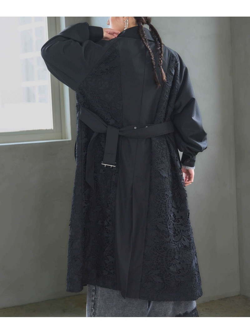 楽天市場】レースキリカエトレンチコート HARE ハレ ジャケット