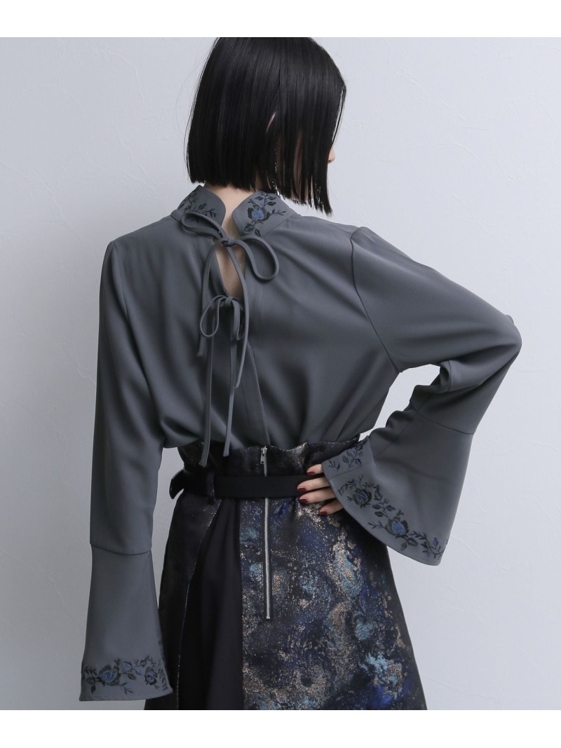 楽天市場】2WAYシシュウブラウス HARE ハレ トップス シャツ・ブラウス