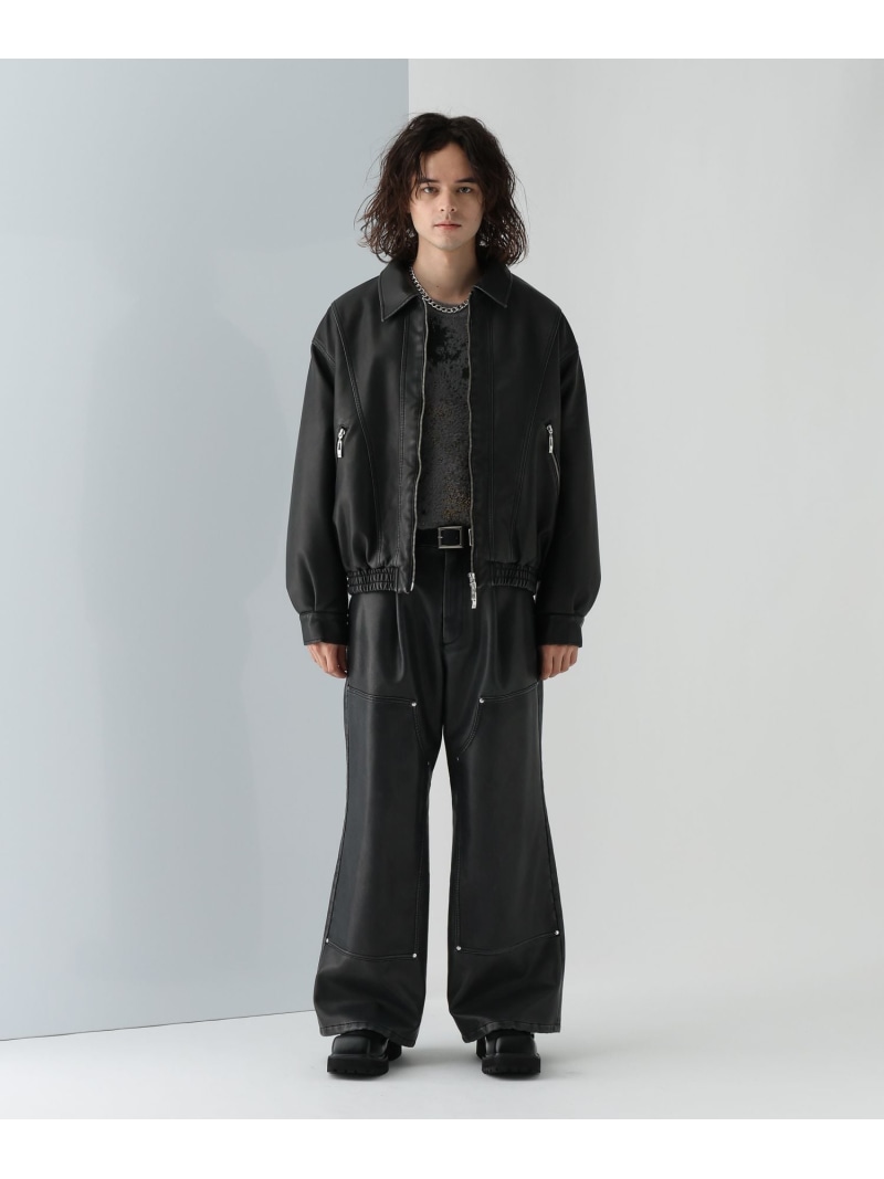 楽天市場】レザーナカワタコンパクトブルゾン HARE ハレ トップス