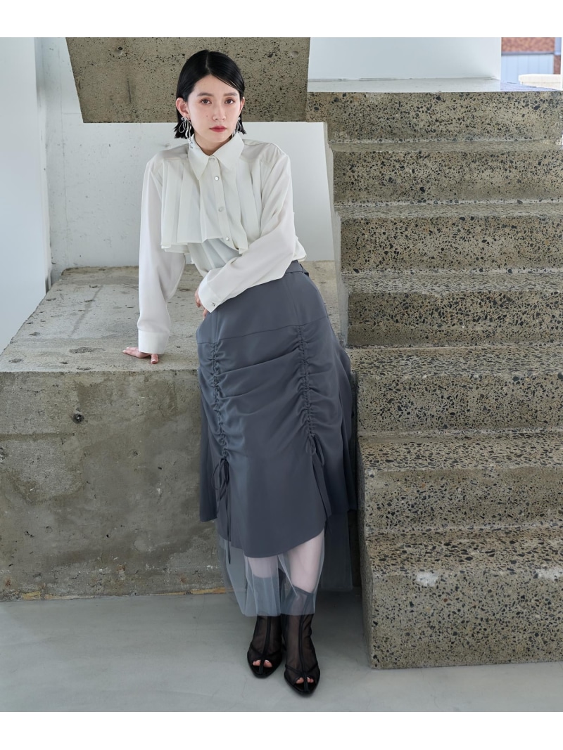 楽天市場】スソシアーギャザースカート HARE ハレ スカート ロング