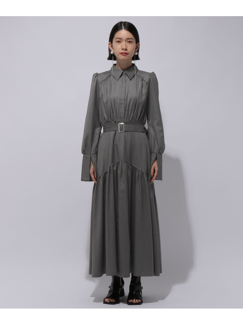 楽天市場】ストライプティアードワンピース HARE ハレ ワンピース