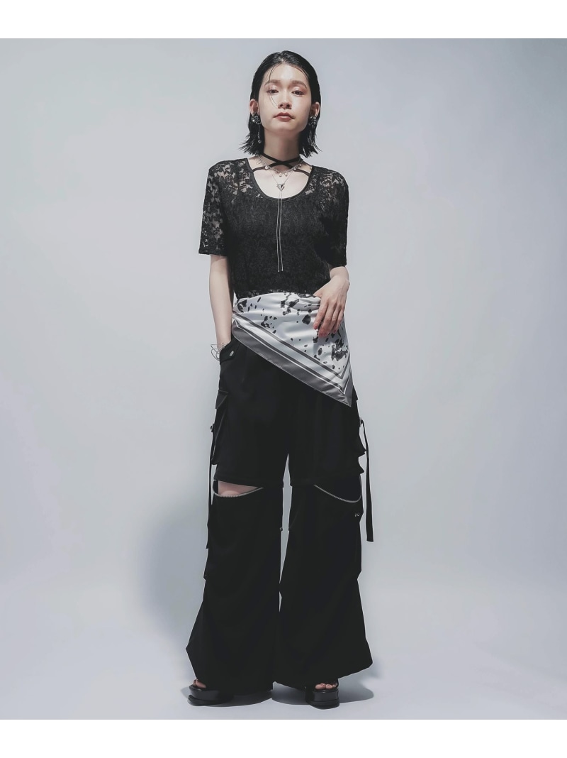 楽天市場】マルチWAYワイドカーゴパンツ HARE ハレ パンツ その他の