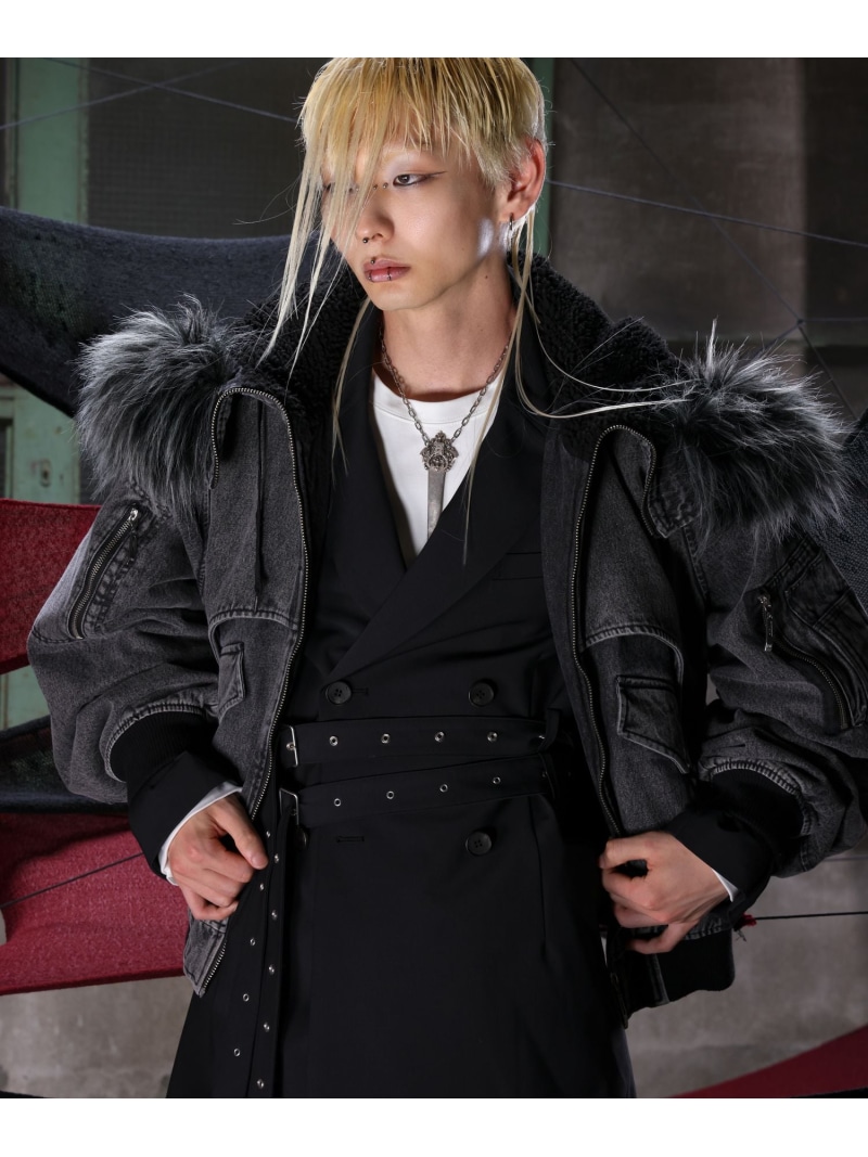 楽天市場】ZIPファーフーディージャケット HARE ハレ ジャケット