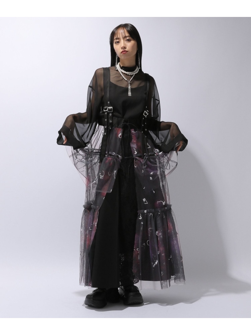 楽天市場】サスツキチュールベルトスカート HARE ハレ スカート ロング