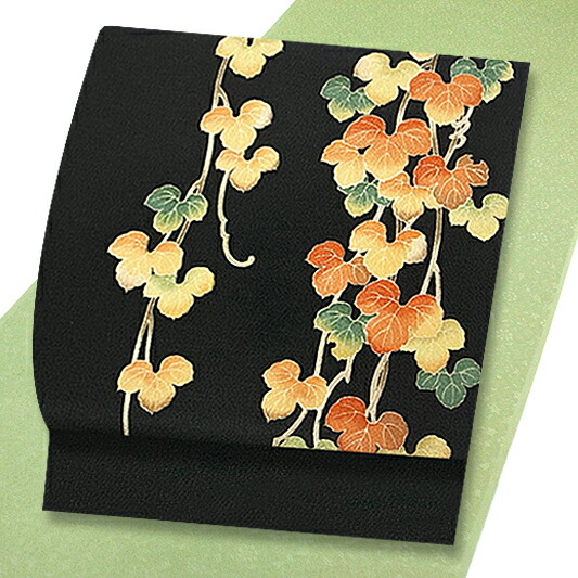 楽天市場】名古屋帯 十日町友禅 秀美 未仕立て 正絹 浜ちりめん 染帯